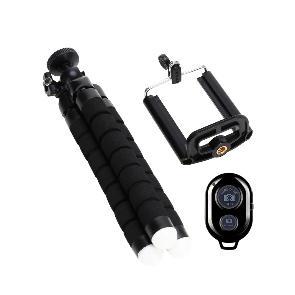 Flexible MiniTripod Phone Holder- Portable Smart Phone Stand