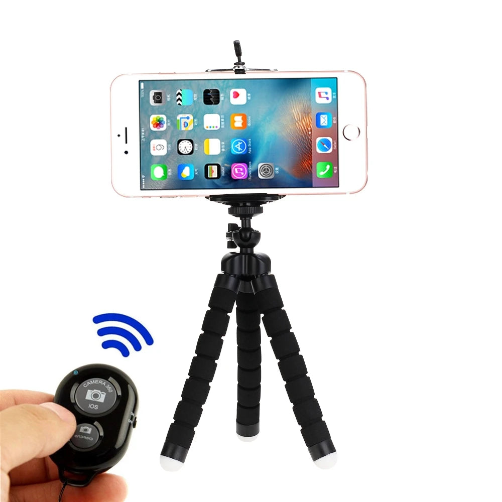 Flexible MiniTripod Phone Holder- Portable Smart Phone Stand
