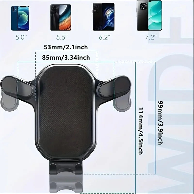 Universal Car Phone Holder for Air Vent- Secure Clip Mount