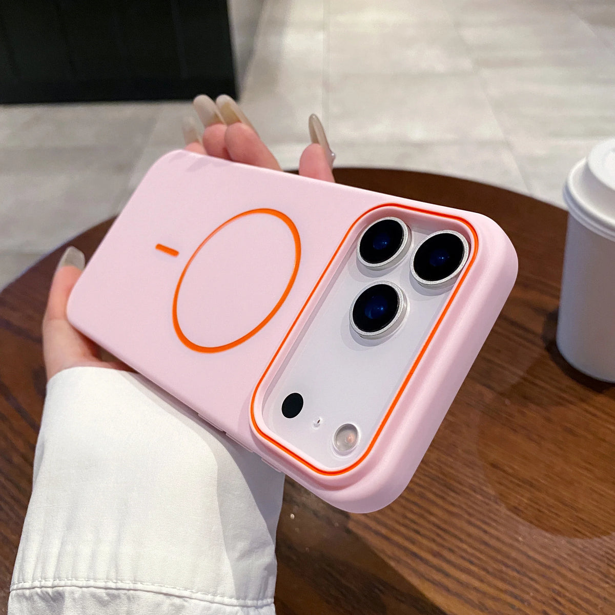Magnetic Matte iPhone Case- Wireless Charging Compatible.