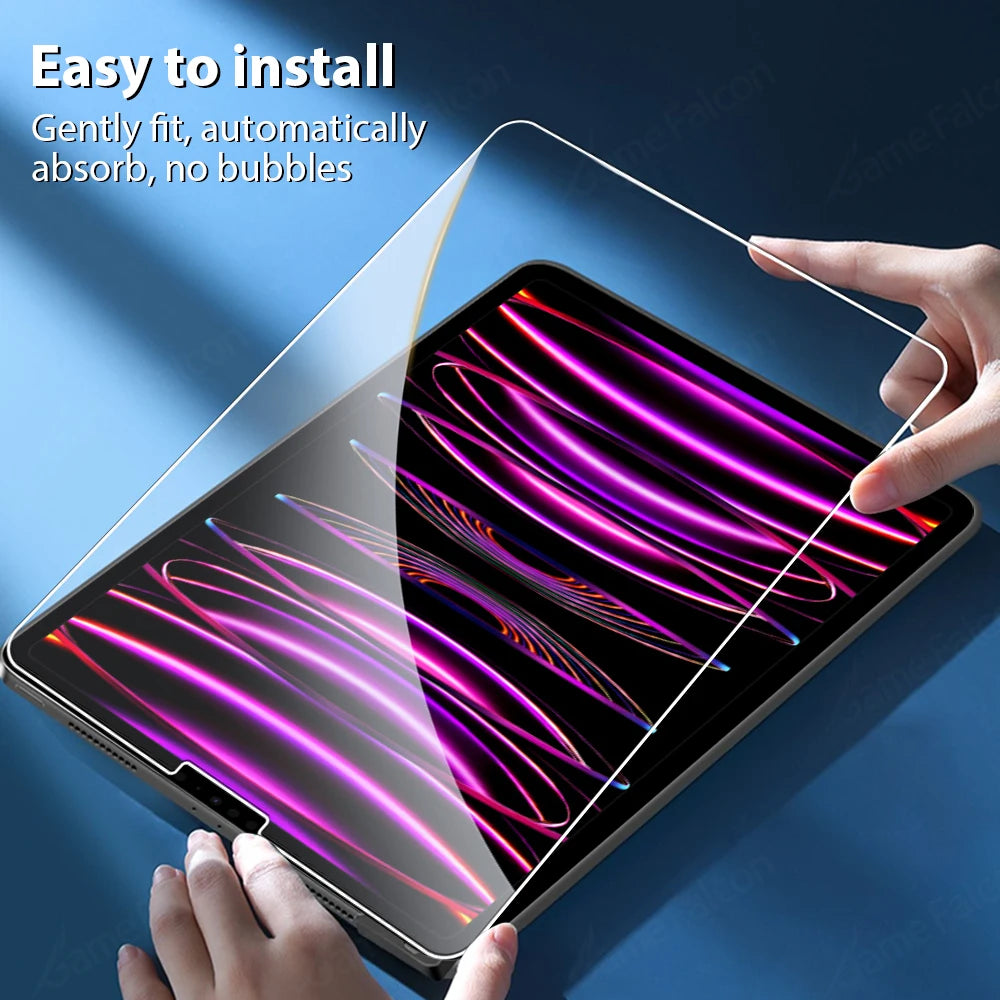 Tempered Glass Screen Protector for iPad – 9.7", 10.2", 10.9", 11" & 12.9"