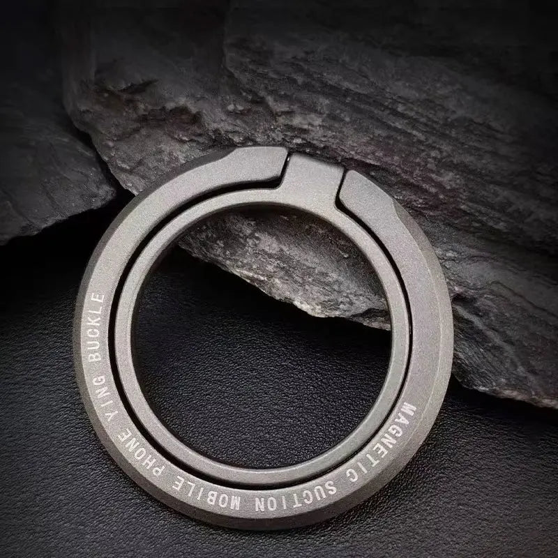 MagSafe Magnetic Phone Ring Holder- Adjustable Finger Grip & Stand.