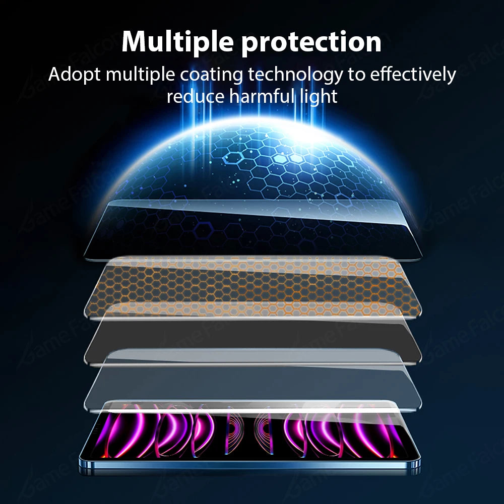 Tempered Glass Screen Protector for iPad – 9.7", 10.2", 10.9", 11" & 12.9"
