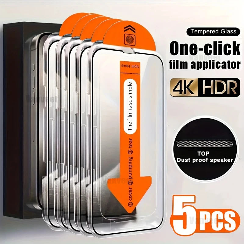 Tempered Glass Screen Protector For iPhone