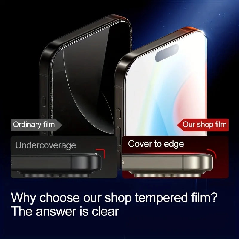 Tempered Glass Screen Protector For iPhone