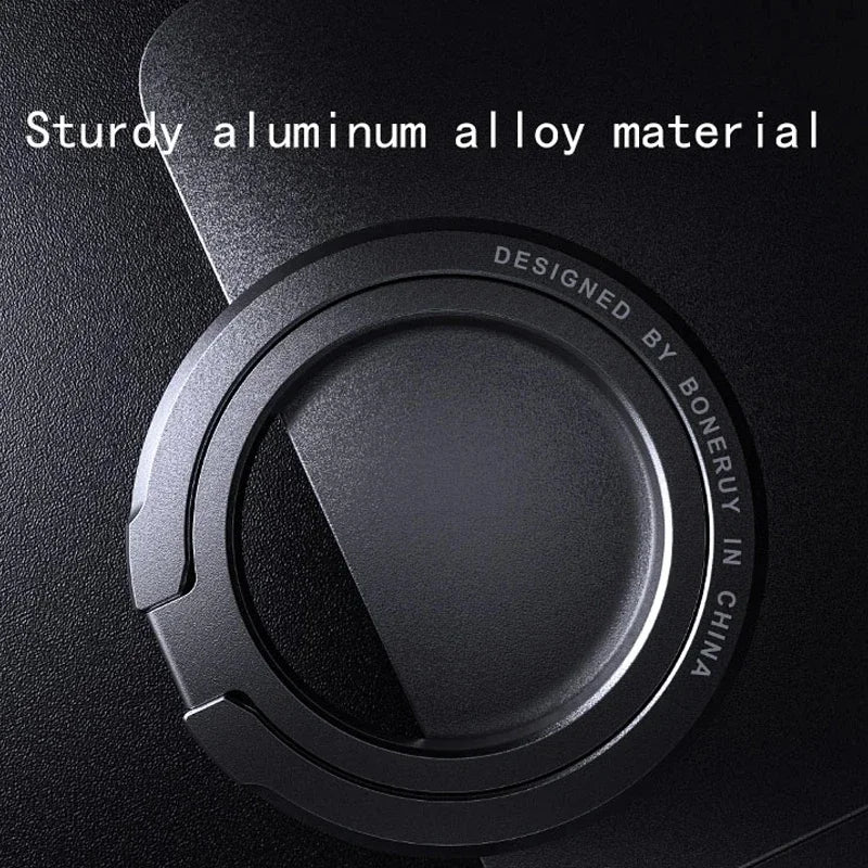 MagSafe Magnetic Phone Ring Holder- Adjustable Finger Grip & Stand.