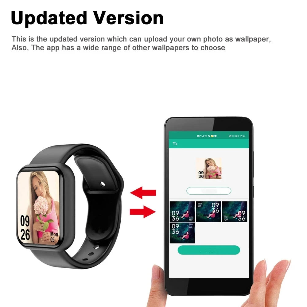 Smart Watch for Men & Women – Fitness Tracker with Heart Rate Monitor