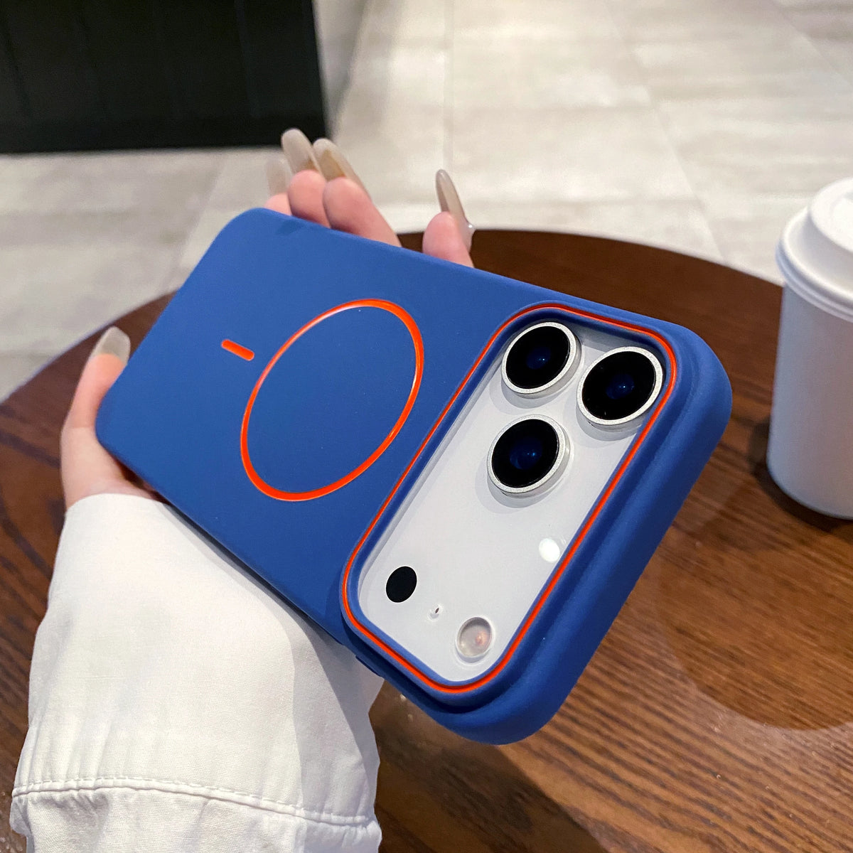 Magnetic Matte iPhone Case- Wireless Charging Compatible.
