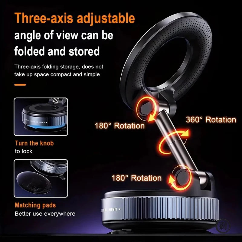 360° Magnetic phone holder- Universal Mount for Car, Desk & Home