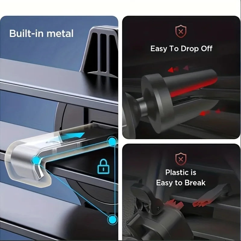 Universal Car Phone Holder for Air Vent- Secure Clip Mount