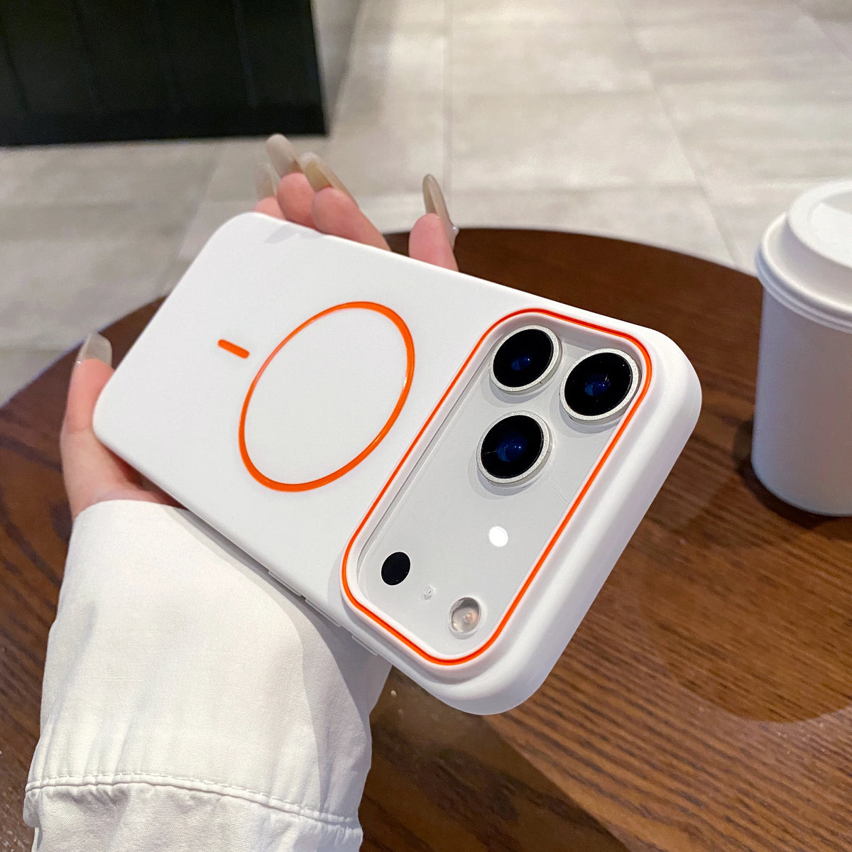 Magnetic Matte iPhone Case- Wireless Charging Compatible.