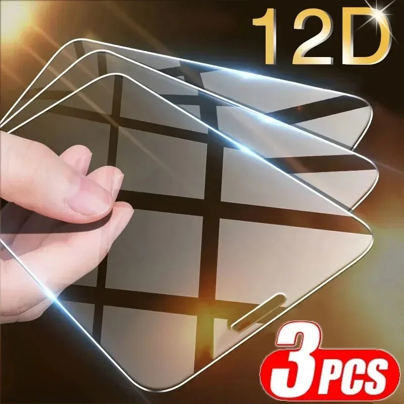 3-Pack Tempered Glass Screen Protector for iPhone