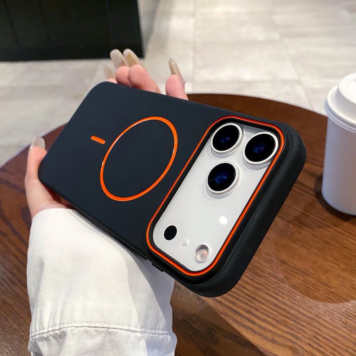 Magnetic Matte iPhone Case- Wireless Charging Compatible.