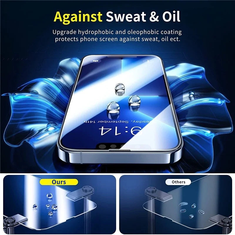 9H Tempered Glass Screen Protector for iPhone – HD Clear Screen Protection