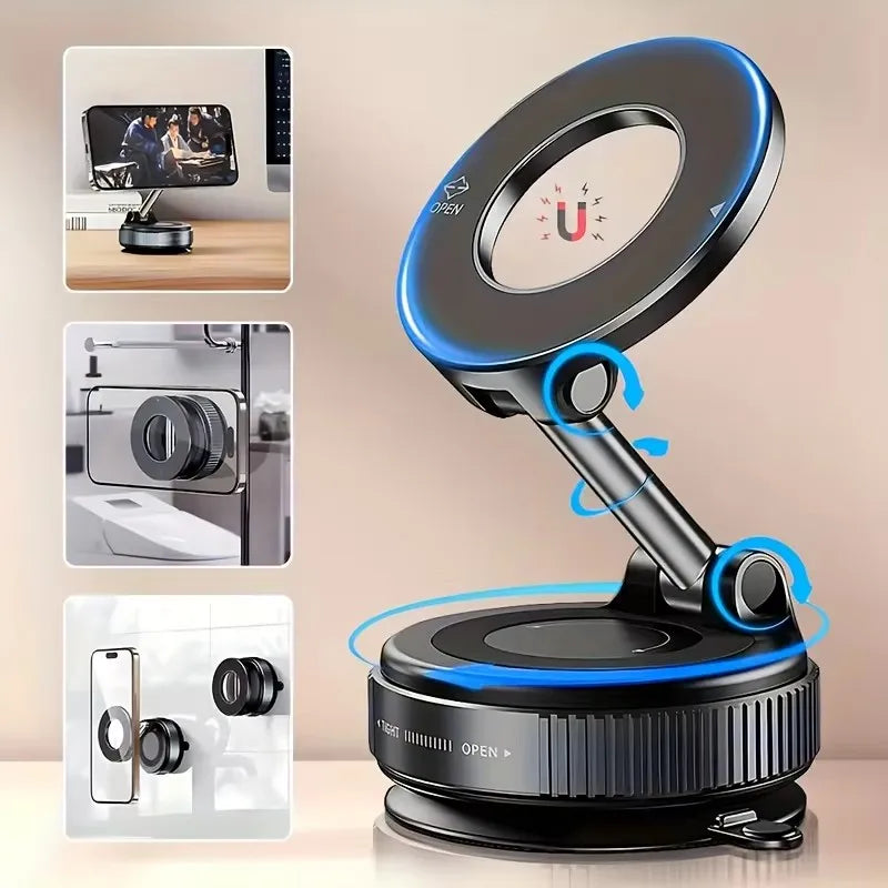 360° Magnetic phone holder- Universal Mount for Car, Desk & Home