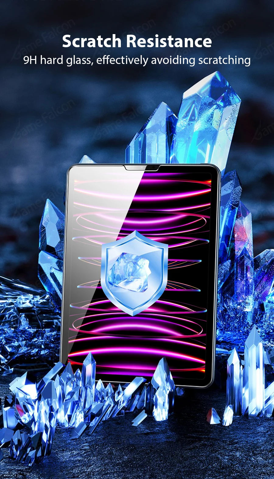 Tempered Glass Screen Protector For iPad