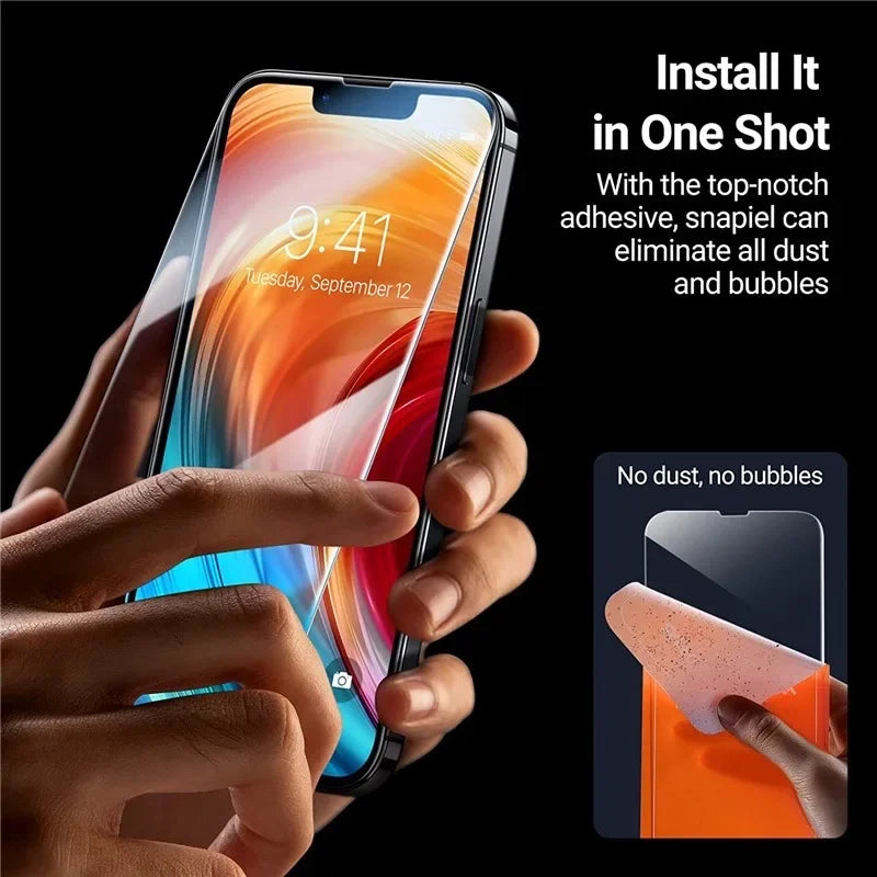 9H Tempered Glass Screen Protector for iPhone – HD Clear Screen Protection