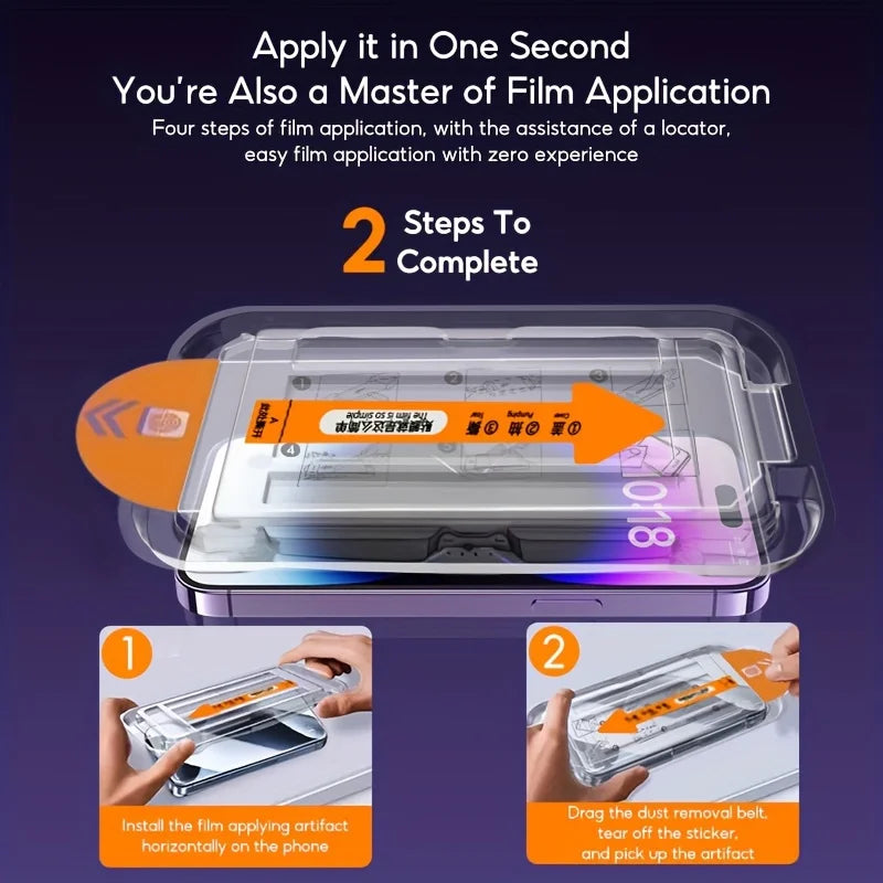 Tempered Glass Screen Protector For iPhone
