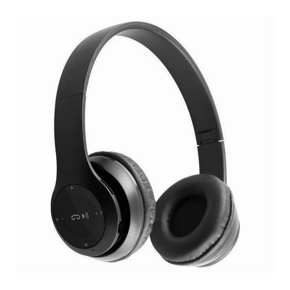 Bluetooth 5.3 Wireless Headphones with Noise Reduction & Foldable Design
