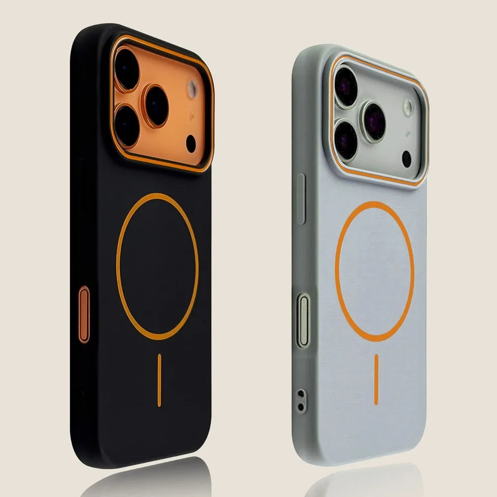 Magnetic Matte iPhone Case- Wireless Charging Compatible.